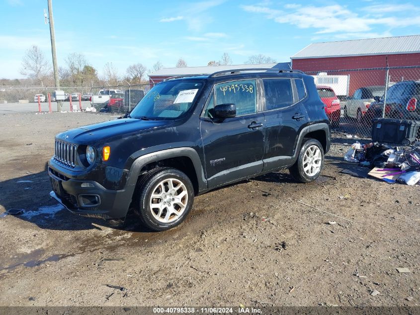 2018 Jeep Renegade Latitude 4X4 VIN: ZACCJBBB9JPH92150 Lot: 40795338