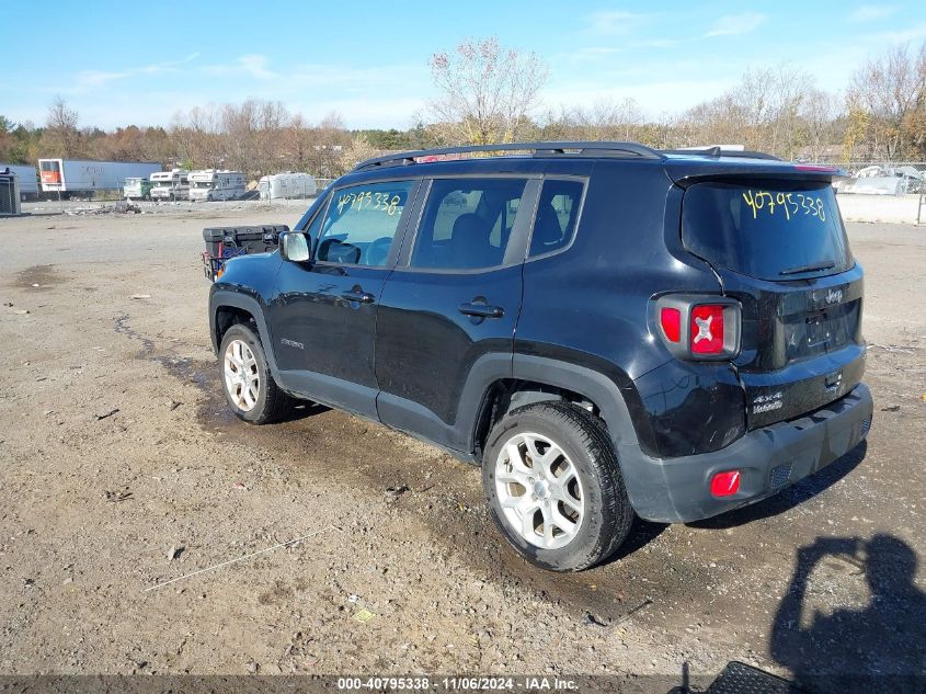 2018 Jeep Renegade Latitude 4X4 VIN: ZACCJBBB9JPH92150 Lot: 40795338