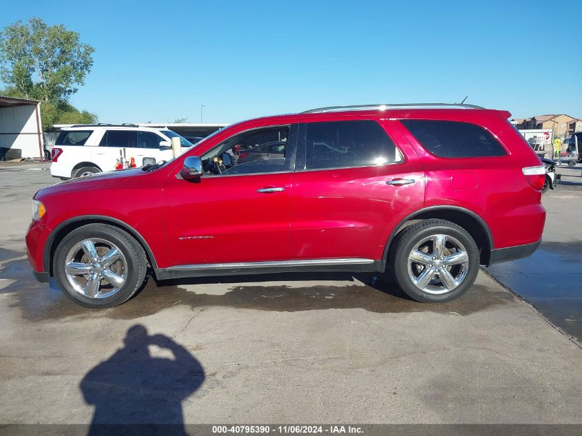 2011 Dodge Durango Citadel VIN: 1D4RD5GG9BC652938 Lot: 40795390