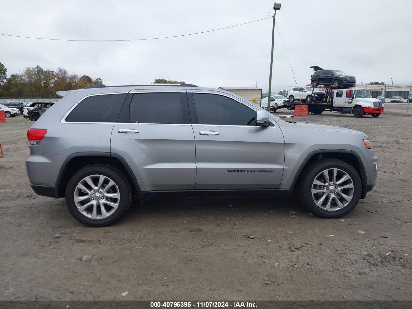 2017 Jeep Grand Cherokee Limited 4X2 VIN: 1C4RJEBG2HC956019 Lot: 40795395