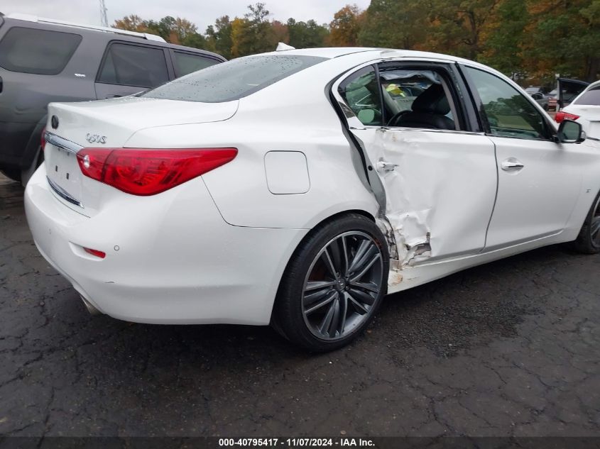 2014 Infiniti Q50 Sport VIN: JN1BV7AP3EM678078 Lot: 40795417