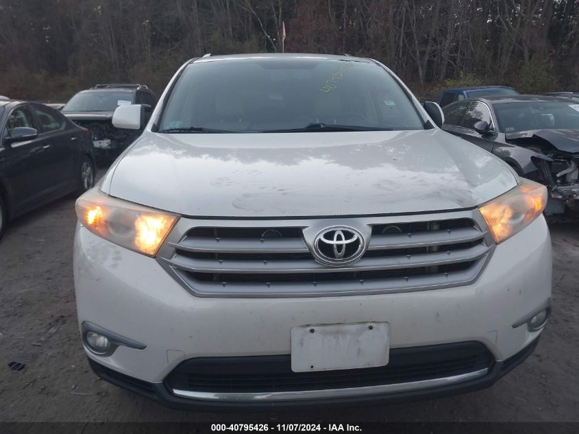 2012 Toyota Highlander Se V6 VIN: 5TDBK3EH2CS156321 Lot: 40795426