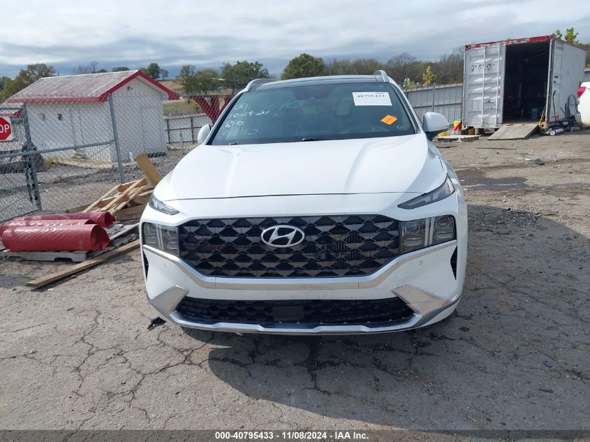 2022 Hyundai Santa Fe Calligraphy VIN: 5NMS54AL5NH388182 Lot: 40795433