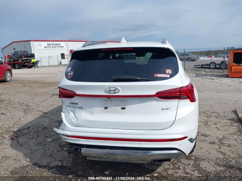 2022 Hyundai Santa Fe Calligraphy VIN: 5NMS54AL5NH388182 Lot: 40795433