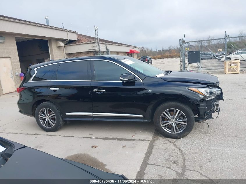 2019 Infiniti Qx60 Pure VIN: 5N1DL0MN6KC568250 Lot: 40795436