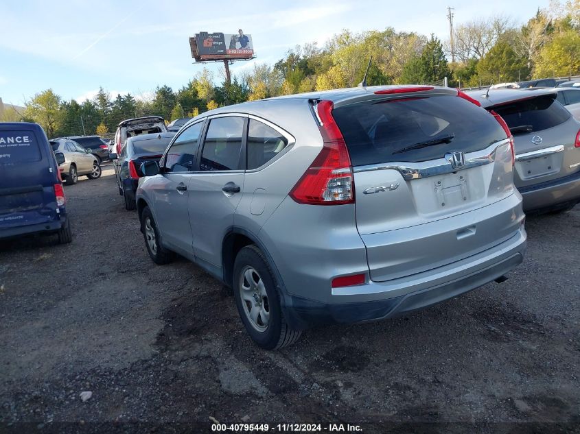 2015 Honda Cr-V Lx VIN: 3CZRM3H30FG711708 Lot: 40795449