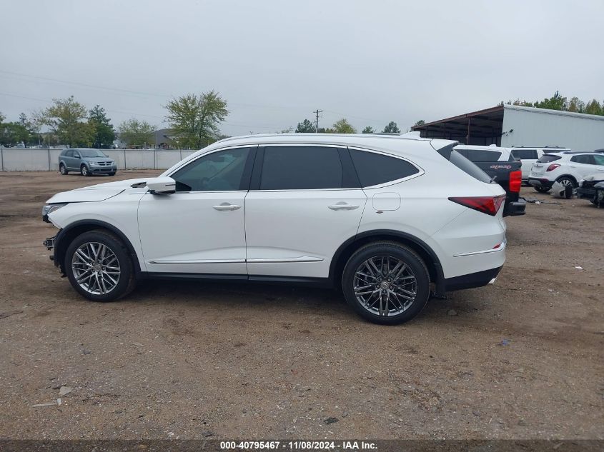 2023 Acura Mdx Advance Package VIN: 5J8YE1H80PL015788 Lot: 40795467