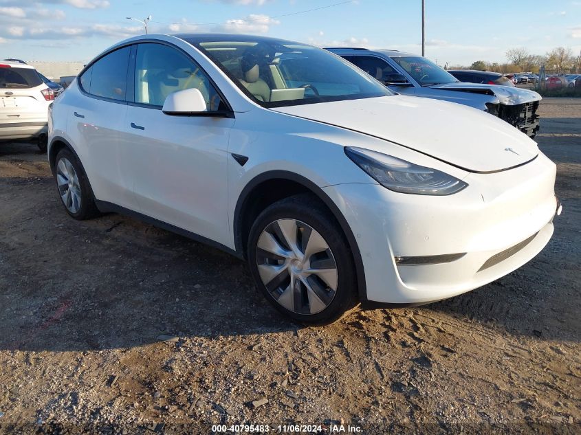 2021 TESLA MODEL Y LONG RANGE DUAL MOTOR ALL-WHEEL DRIVE - 5YJYGDEE0MF109916