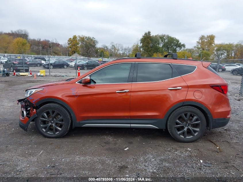 2017 Hyundai Santa Fe Sport 2.0T Ultimate VIN: 5XYZW4LA6HG459928 Lot: 40795505