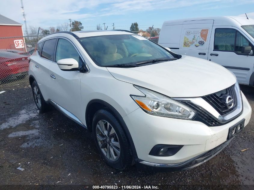 2016 Nissan Murano Sv VIN: 5N1AZ2MH1GN148706 Lot: 40795523