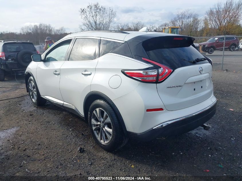 2016 Nissan Murano Sv VIN: 5N1AZ2MH1GN148706 Lot: 40795523