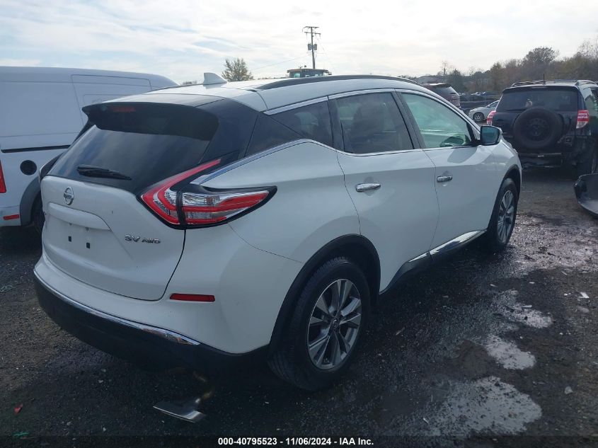 2016 Nissan Murano Sv VIN: 5N1AZ2MH1GN148706 Lot: 40795523