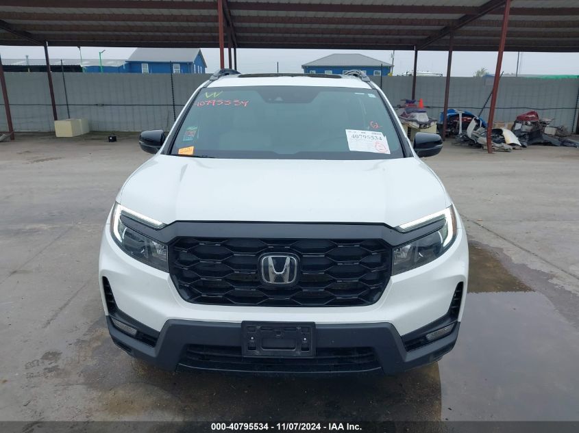 2022 Honda Passport Awd Elite VIN: 5FNYF8H08NB015777 Lot: 40795534