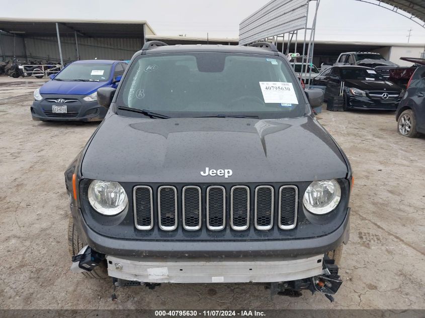 2018 Jeep Renegade Latitude Fwd VIN: ZACCJABB1JPJ60136 Lot: 40795630