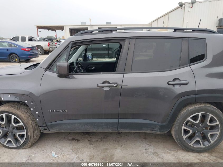 2018 Jeep Renegade Latitude Fwd VIN: ZACCJABB1JPJ60136 Lot: 40795630