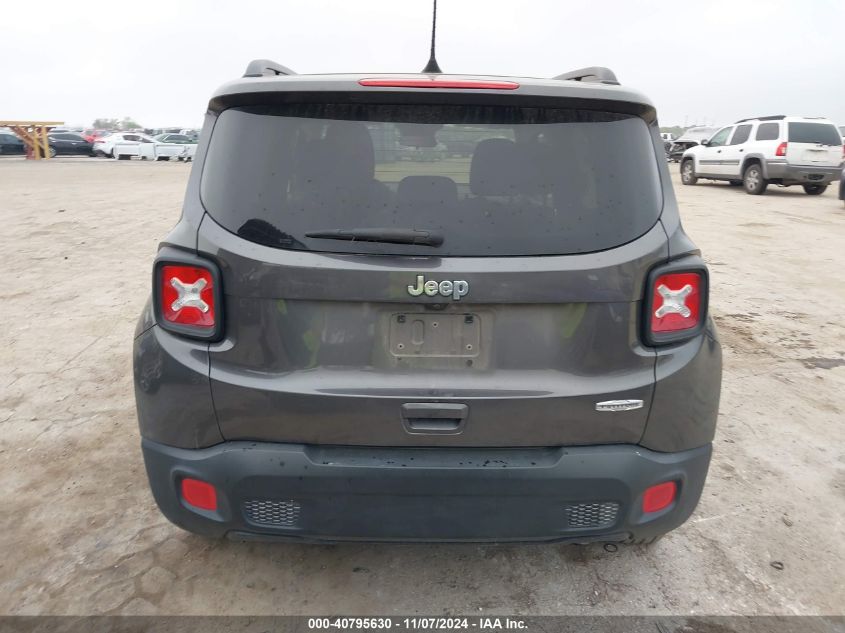 2018 Jeep Renegade Latitude Fwd VIN: ZACCJABB1JPJ60136 Lot: 40795630