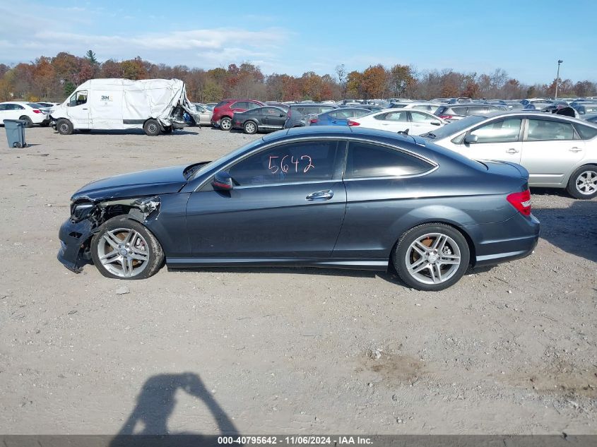 2013 Mercedes-Benz C 350 Sport 4Matic VIN: WDDGJ8JB7DF985075 Lot: 40795642