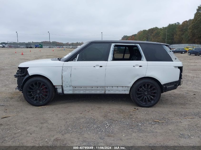 2016 Land Rover Range Rover 5.0L V8 Supercharged VIN: SALGS2EF6GA296866 Lot: 40795649