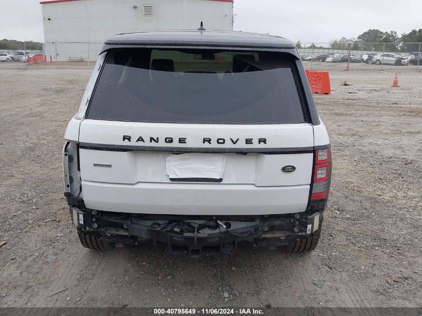 2016 Land Rover Range Rover 5.0L V8 Supercharged VIN: SALGS2EF6GA296866 Lot: 40795649