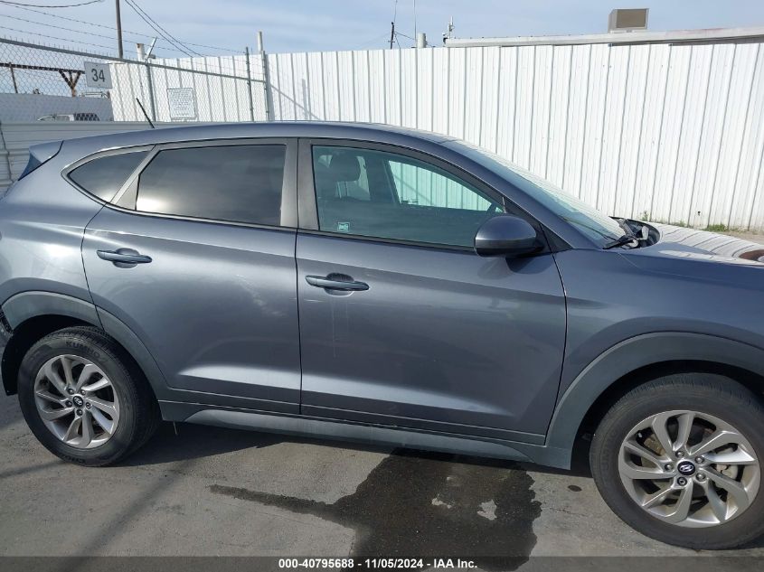 2017 Hyundai Tucson Se VIN: KM8J23A46HU445604 Lot: 40795688