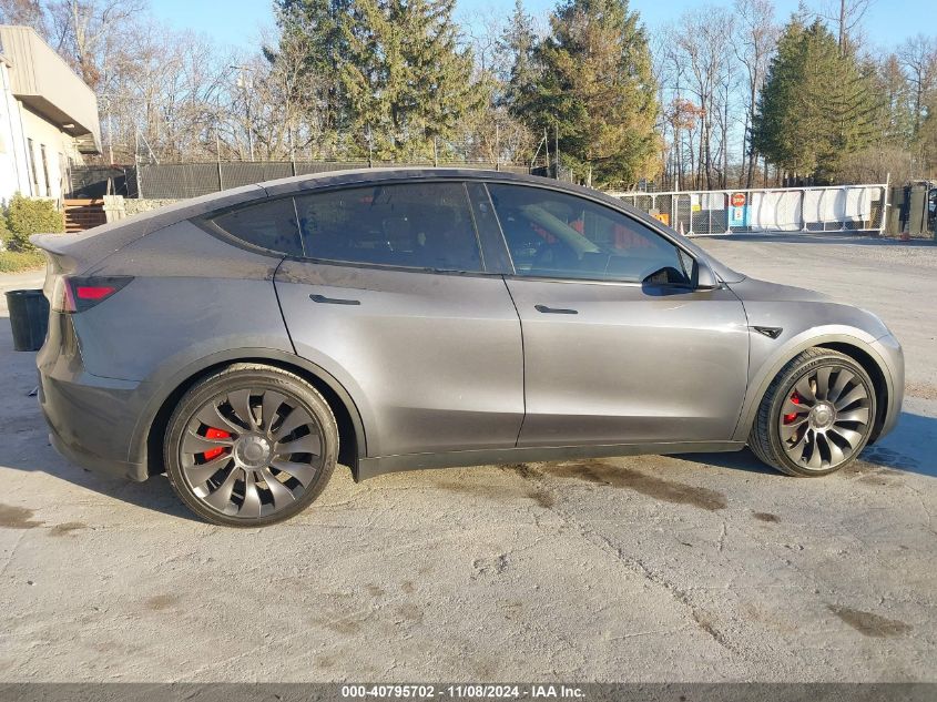 2023 Tesla Model Y Performance Dual Motor All-Wheel Drive VIN: 7SAYGDEF0PF830009 Lot: 40795702