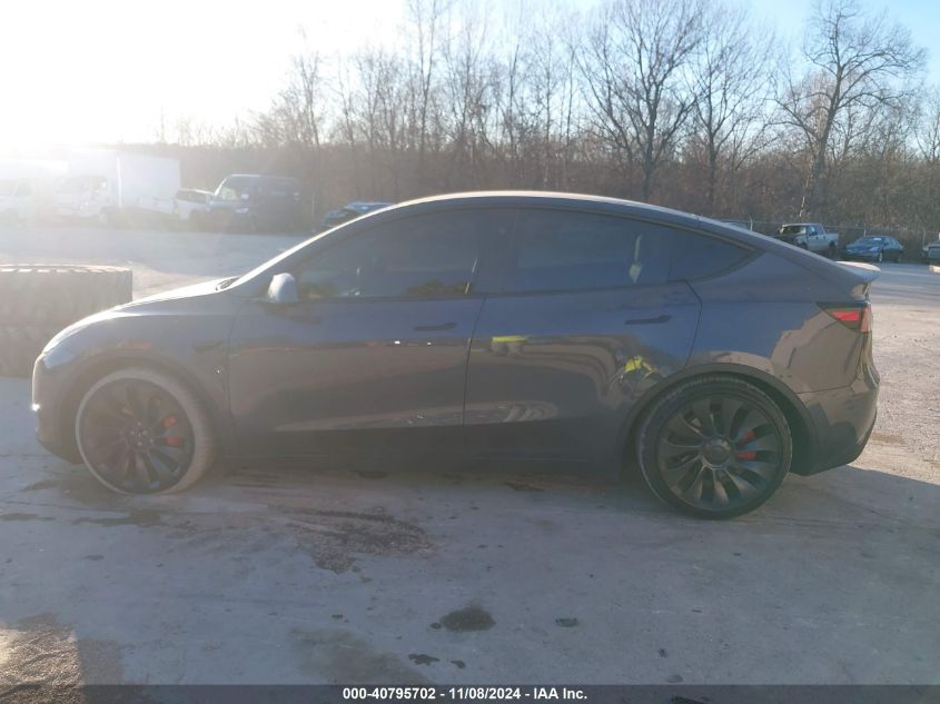 2023 Tesla Model Y Performance Dual Motor All-Wheel Drive VIN: 7SAYGDEF0PF830009 Lot: 40795702