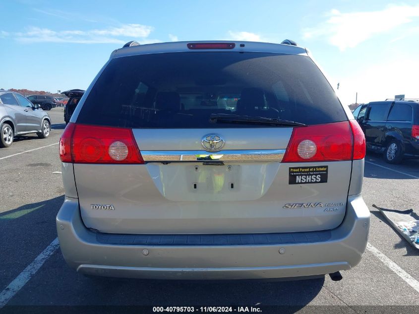 2008 Toyota Sienna Limited VIN: 5TDBK22C08S012695 Lot: 40795703