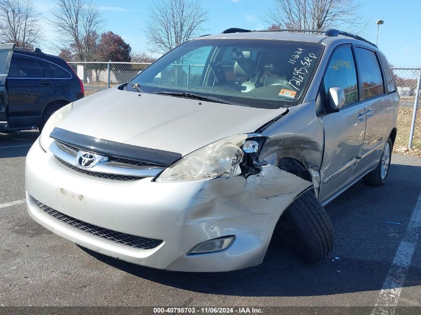 2008 Toyota Sienna Limited VIN: 5TDBK22C08S012695 Lot: 40795703