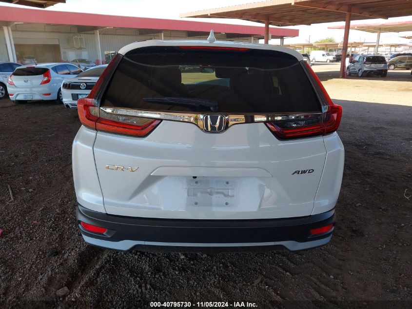 2022 Honda Cr-V Awd Ex VIN: 2HKRW2H51NH670927 Lot: 40795730