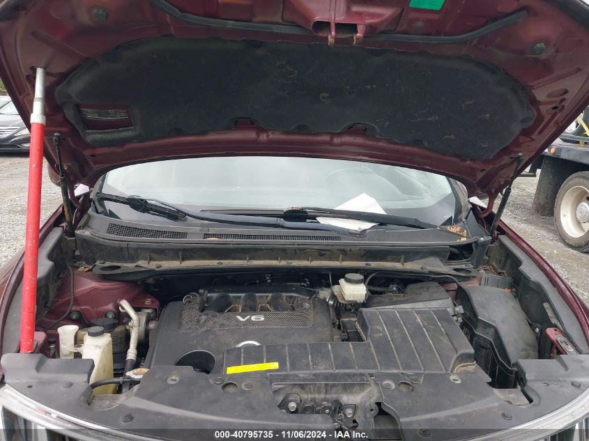 2010 NISSAN MURANO VIN: JN8AZ1MW5AW107014
