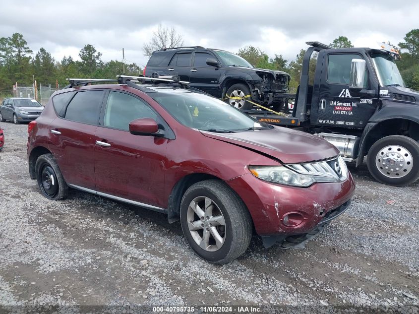 2010 Nissan Murano Sl VIN: JN8AZ1MW5AW107014 Lot: 40795735