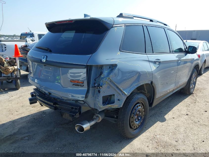 2023 Honda Passport Awd Trailsport VIN: 5FNYF8H68PB014779 Lot: 40795774