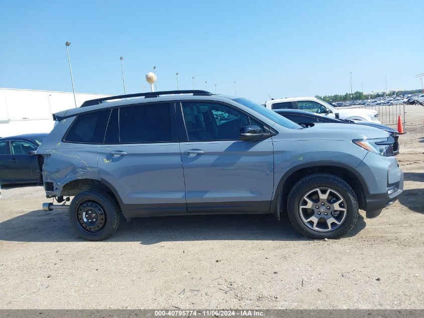 2023 Honda Passport Awd Trailsport VIN: 5FNYF8H68PB014779 Lot: 40795774