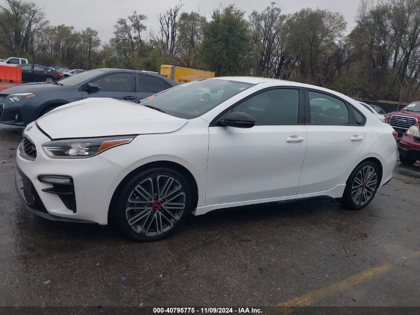 2021 Kia Forte Gt VIN: 3KPF44AC4ME345270 Lot: 40795775