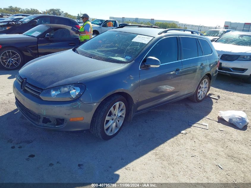 2012 Volkswagen Jetta Sportwagen 2.0L Tdi VIN: 3VWML7AJ5CM664589 Lot: 40795795