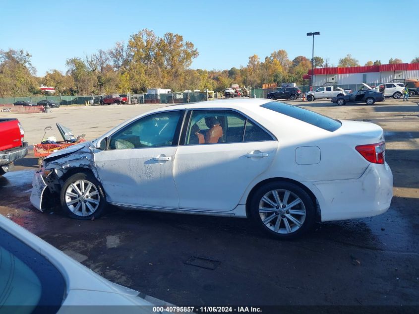 2012 Toyota Camry Xle VIN: 4T4BF1K4CR271261 Lot: 40795857