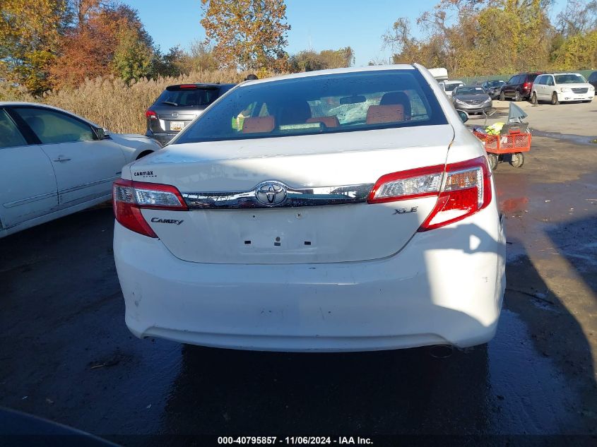 2012 Toyota Camry Xle VIN: 4T4BF1K4CR271261 Lot: 40795857