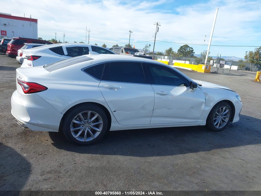 2021 ACURA TLX VIN: 19UUB5F3XMA000891