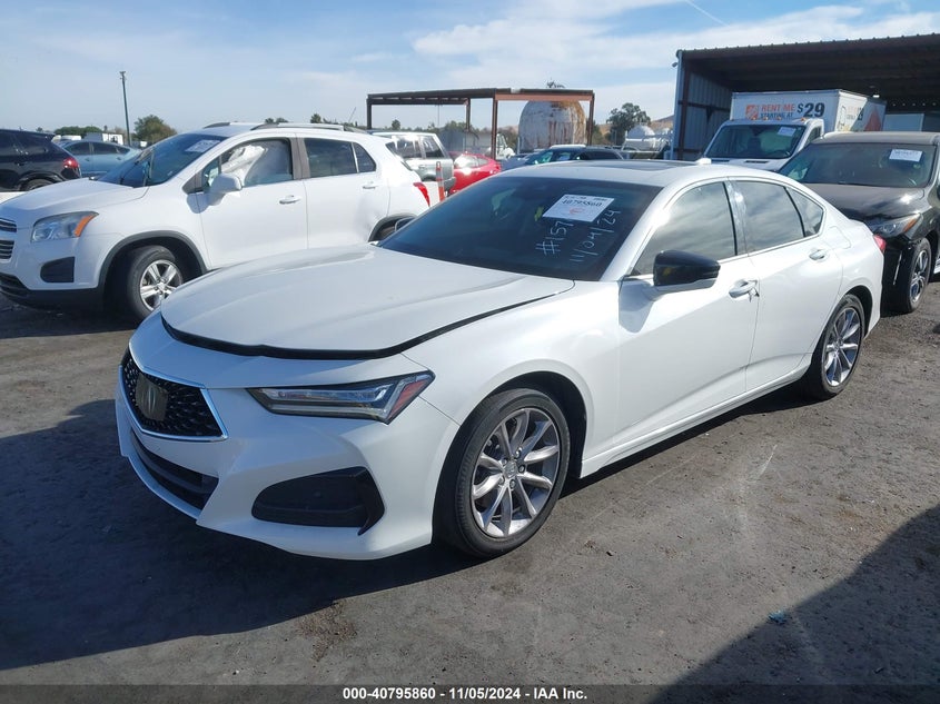 2021 ACURA TLX VIN: 19UUB5F3XMA000891