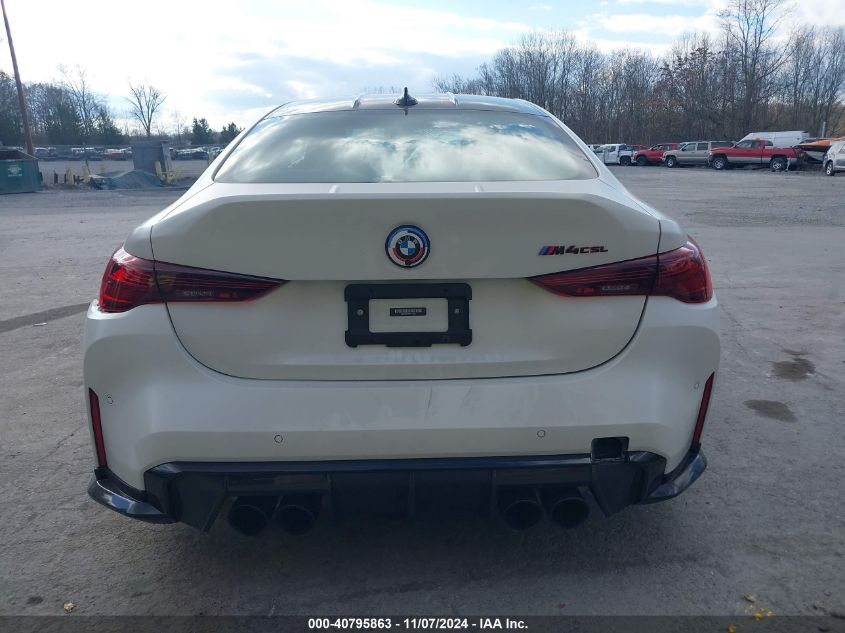 2023 BMW M4 Csl VIN: WBS63AZ09PCL18341 Lot: 40795863