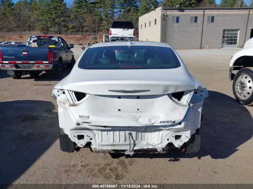 2015 Chrysler 200 S VIN: 1C3CCCDG3FN690940 Lot: 40795867