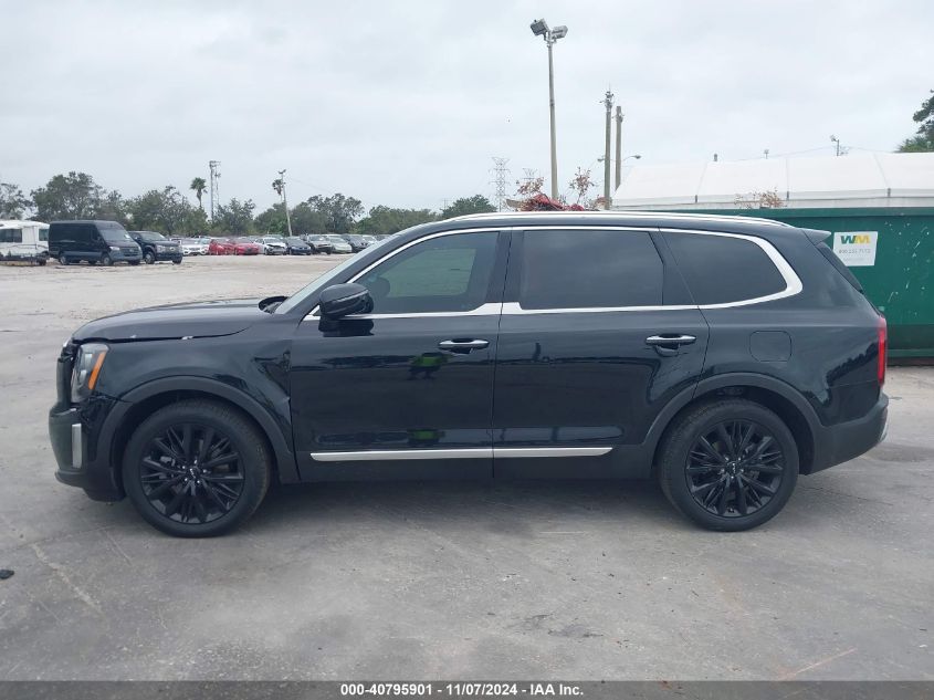 2022 Kia Telluride Sx VIN: 5XYP54HC1NG273844 Lot: 40795901