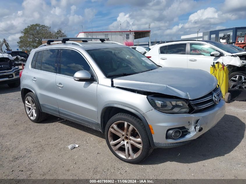 VIN WVGAV7AX0GW525668 2016 Volkswagen Tiguan, Sel no.1