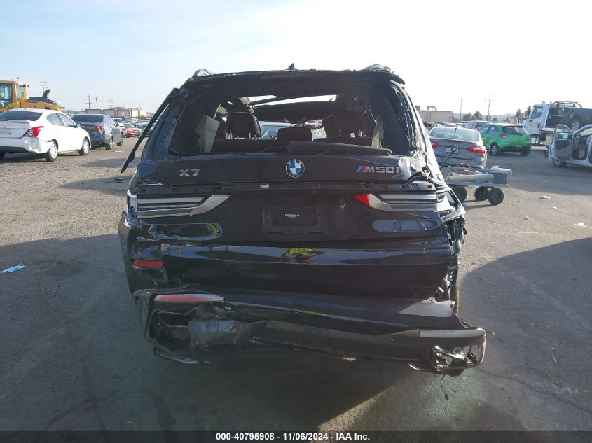 2022 BMW X7 M50I VIN: 5UXCX6C08N9M65716 Lot: 40795908