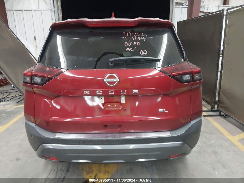 2023 Nissan Rogue Sl Fwd VIN: 5N1BT3CAXPC906859 Lot: 40795911