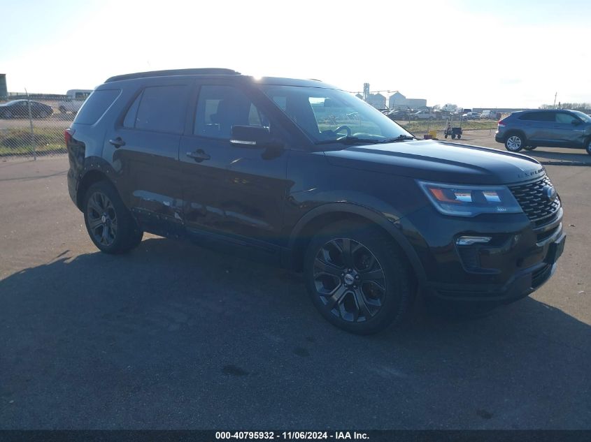 2018 Ford Explorer Sport VIN: 1FM5K8GT2JGC54957 Lot: 40795932