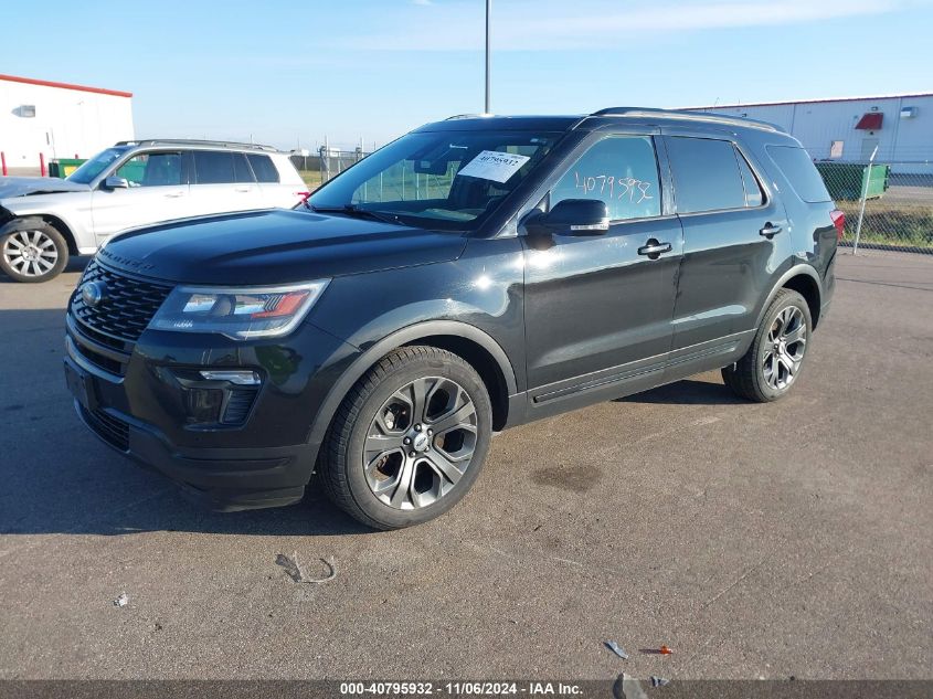 2018 Ford Explorer Sport VIN: 1FM5K8GT2JGC54957 Lot: 40795932