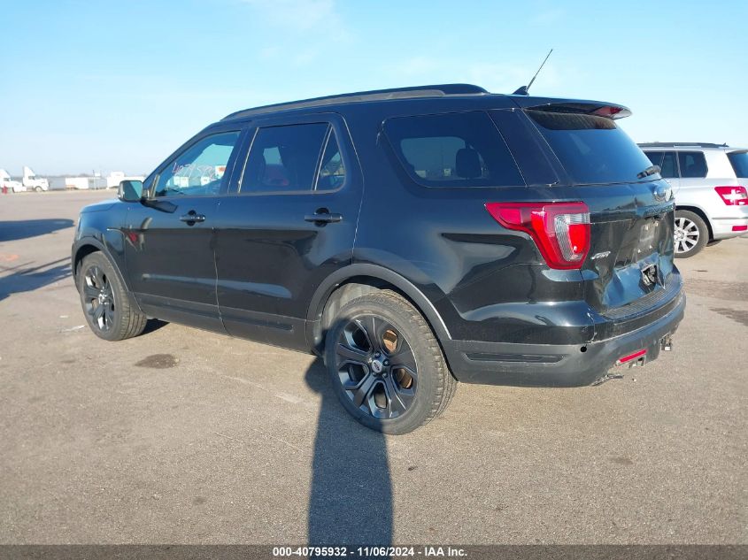 2018 Ford Explorer Sport VIN: 1FM5K8GT2JGC54957 Lot: 40795932