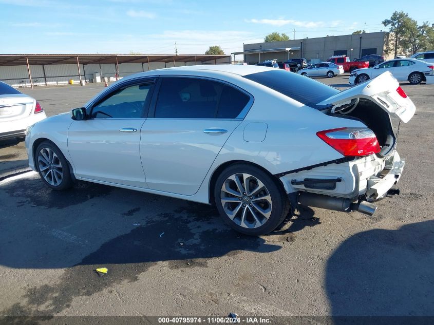 2015 Honda Accord Sport VIN: 1HGCR2F53FA217516 Lot: 40795974