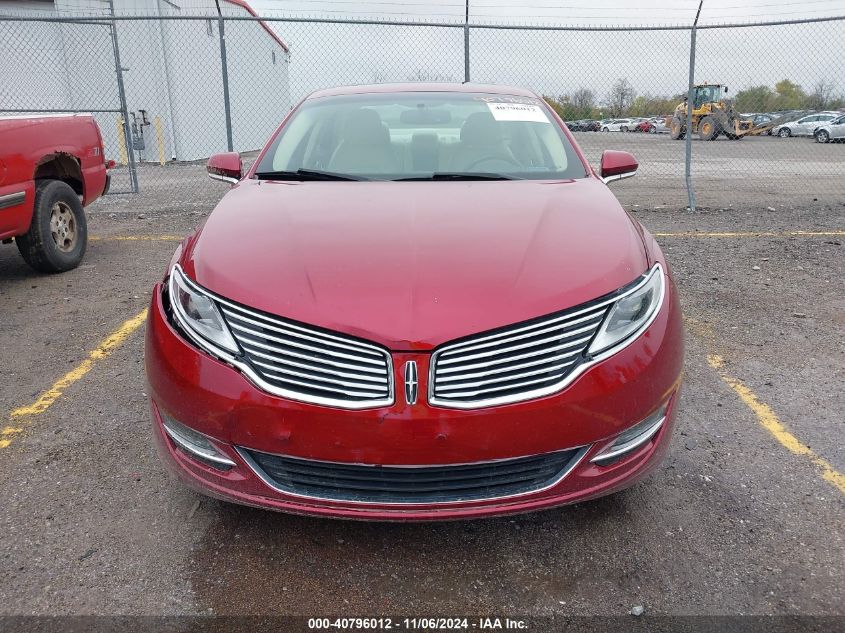 2013 Lincoln Mkz Hybrid VIN: 3LN6L2LU2DR826099 Lot: 40796012